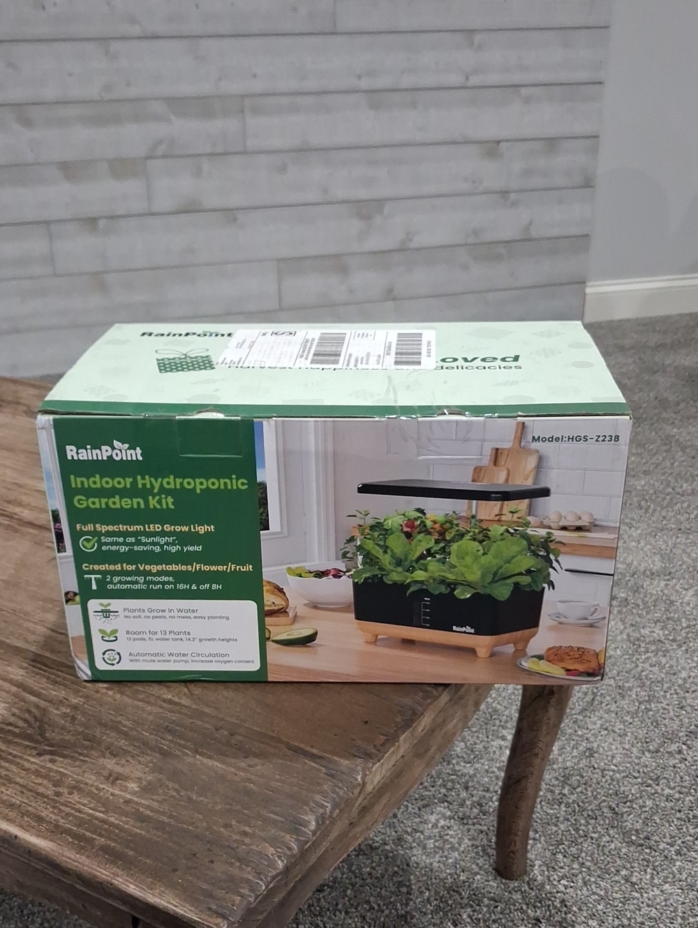 Rainpoint Indoor Hydroponic Garden Kit Model HGS-Z238 NWT